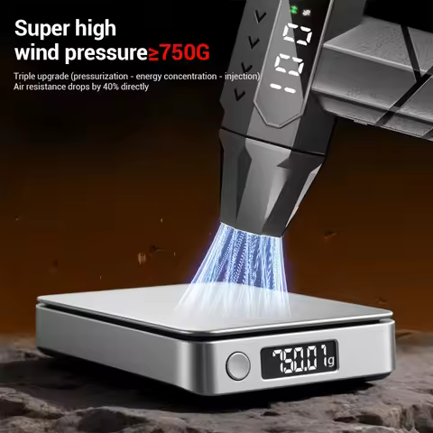 100WPRM Violent Blower 700g Wind Pressure Brushless Motor 40mm Turbo Jet Fan 15000mAh Dust Blowing K