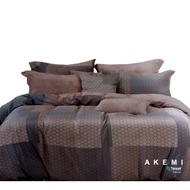 AKEMI Tencel Modal Ardent Quilt Cover Set 880TC (King Size - Purple Color)