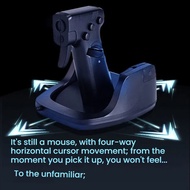 L25A Gun Mouse Shooting Game Standing Handle Grip Trigger Pistol Vertical Wired External Gun Mouse