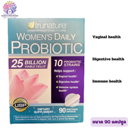 Trunature Womens Daily Probiotic สูตรสำหรับผู้หญิง ขนาด 90 แคปซูล