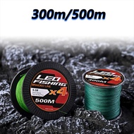 4 Strands Braided Fishing Line 300M 500M Fishing Braided Wire Multifilament PE Line Saltwater Sea Fi