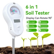 6 in 1 Soil Detector PH PH PH Illumination Temperature Humidity Fertilizer Soil Tester Air Humidity 