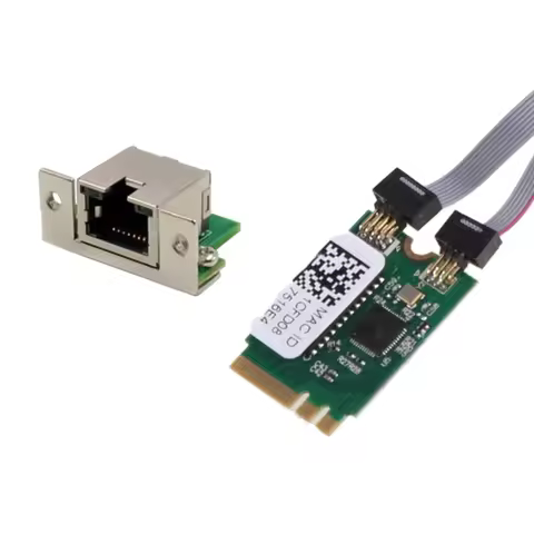 2.5Gbps M.2 A Key and E Key Network Adapter 2500Mbps Card RTL8125B NIC LAN Low Profile Bracket Windo