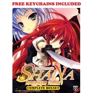 Shakugan No Shana 灼眼的夏娜 Season 1-3 + Movie + OVA Anime DVD + FREE Keychains