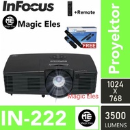Proyektor Infocus IN222 Lumens 3500 Projector IN 222 Lengkap