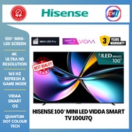 HISENSE 100" MINI LED VIDDA SMART TV 100U7Q