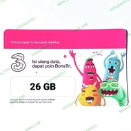 Voucher Tri 26 GB/30 Hari