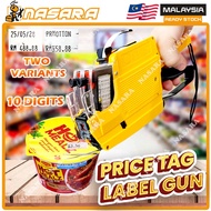 MX-6600 Price Tag Label Machine 10 Digit Double Row Expired Tag Label Sticker Mesin Penanda Harga