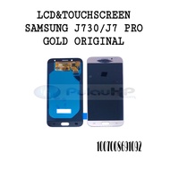 LCD &amp; TOUCHSCREEN SAMSUNG J730/J7 PRO GOLD ORIGINAL