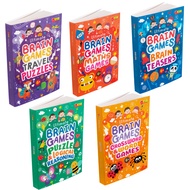 ULTIMATE BRAIN GAMES - CHILDREN ACTIVITY BOOK - PUZZLE - GAMES - MATH