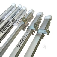 batang / besi gorden / tiang hordeng 150 cm besi gorden pintu 1 meter komplit 1 set rollet murah bat