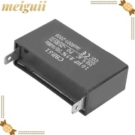 MEIGUII CBB61 Capacitor, 10UF 50/60Hz Fan Motor Starting Capacitor, Durable 350VAC ±5% 2-Pin Motor C
