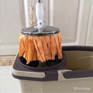 ST/🎫6BUJBuckskin Towel Rotating Mop Replacement Head Absorbent Household Hand Wash-Free Mop Head Universal Cotton Thread