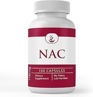 PURE ORIGINAL INGREDIENTS N-Acetyl L-Cysteine, (100 Capsules) Always Pure, No Additives Or Fillers,