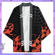【CustomFashion】New Demon Slayer Kimono Kamado Tanjirou Agatsuma Zenitsu Cosplay Costumes Haori Tomio