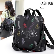 Fashion Anti Theft Women Backpack Multi-Colored Oxford School Bag Pretty Style Girls School Backpack  Travel Backpack Shopping bag1 One