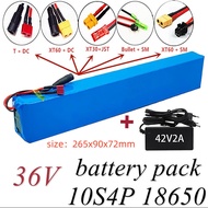 18650Battery Pack 36V 10S4P 10ahHigh-Power Electric Motorcycle Lithium Ion Battery