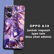 CC15/ Flexible rubber softcase for Oppo A3X/ genshin impact character Motif/ Oppo A3X case/ Oppo A3X