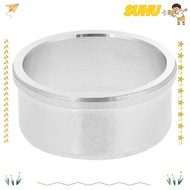 SUHU Conversion Sleeve, 24mm To 22mm Aluminium Alloy Bottom Bracket Adapter, Durable Silver Lightwei