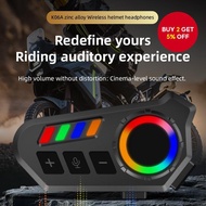 CX5756C Earbuds RGB Motorcycle Riding Atmosphere Light Bluetooth Helmet Headset Chip 20H Battery IP6