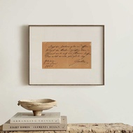 Goethe's Poetry Wish Happiness Manuscript Decorative Painting Housewarming Gift Painting Famous Quot