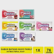 Sabun Mandi Nuvo Family Batang 76Gr-Sabun Nuvo 72 gr/ Nuvo Batang 72 gr/Sabun Mandi Nuvo-NUVO SABUN