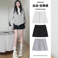 Quality Hot Girl Sports Short Skirt for Women2025New High Waist a Bodycon Slimming Casual Midi Skirt