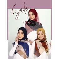 BAGGY STYLE HOT ITEM Bawal Awning Soft Scuba Printed  Didam Scarf  Viral Tudung Sarung Instant Muslimah Murah Bidang 45