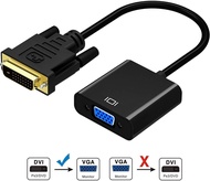 DVI 24+1 Male to VGA Female Monitor Converter Adapter Cable DVI-D Chipset