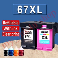 HP 67XL ink HP67XL black HP 67 XL ink cartridge Compatible for hp 1255 2732 2752 2755 4140 4152 4155
