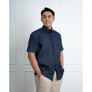 KEMEJA Evolvere - KAI Shirt Short Sleeve Adult Denim Shirt