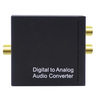 192KHz Digital SPDIF Optical To Analog L/R RCA Converter Optical To L/R DAC Decoder Digital DAC Conv