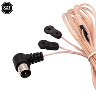 FM dipole antenna T-shaped indoor copper antenna HD radio female Pal connector 75 OFM for YAMAHA F-t
