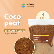 Cocopeat Media Tanam Organik / Kokopit / Serabut Kelapa Halus 1 L