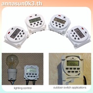 AN CN101A 12V 24V 110V 240V Digital LCD Power Timer Switch Relay TH