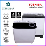 Toshiba 7.5KG/ 8.5KG/ 10KG/ 11KG/ 13KG/ 14KG/ 15KG/ 16KG Semi Auto Washing Machine Mesin Basuh Separ