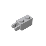 With Compatible LEGO Small Particle Bricks 30365 1X2 Single Side With Longitudinal Hinge Brick (With