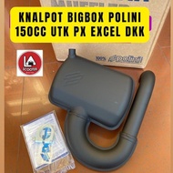 Polini 150Cc Bigboxknalpot for Px Excel et al.