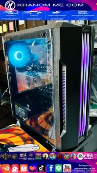คอมพิวเตอร์เล่นเกม สายสตรีมเกมจบเลย การ์ดจอ 4 GB แรม 8 GB CPU i5 SSD 240 GB จอ 19 นิ้ว ครบชุด พร้อมเ