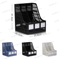 3 layer magazine case/rack/organizer/storage,paper,book,file,plastic,office/schooL,file hold,BELIEVE