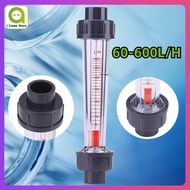 【ราคาถูกสุด】60-600L/H หลอดพลาสติก Liquid Water Rotameter LZS-15 Flow Meter