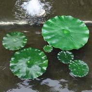 ใบบัวจำลองแบบดอกบัวประดิษฐ์จากบ่อสวนจากถังเก็บบ่อน้ำใบบัวใบปลอมพืชดอกไม้ประดับตกแต่งน้ำลิลลี่