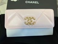 Chanel 19 粉紅色銀包  wallet  櫻花粉