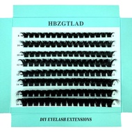 HBZGTLAD DIY Eyelash Extensions - Reusable & Individual Lashes for a Customized Look - Mix of Length
