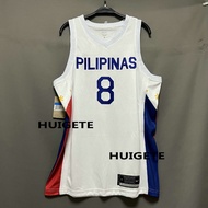 Men's New Original Gilas Pilipinas #8 Thompson Jersey Blue