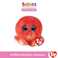 TY Puffies Sheldon Octopus - Boneka Gurita Kecil