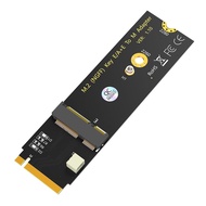 Upgrade Version M.2 NGFF A+E Key WiFi/Bluetooth Card to M.2 Key M Adapter Card for Intel AX200/AX201