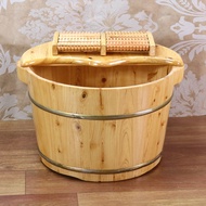 Foot Spa Wooden Bucket / Lignum Cedrium / Wood Foot Spa Basin Wooden Bucket Foot Bath Massage Health