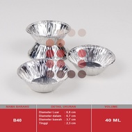 Aluminum foil cup B40