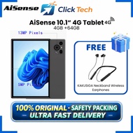 [FREE GIFT] Aisense Android Tablet 4G LTE | 10.1" HD IPS | 4GB+64GB | 8-Core | 6000mAh Battery | 13M
